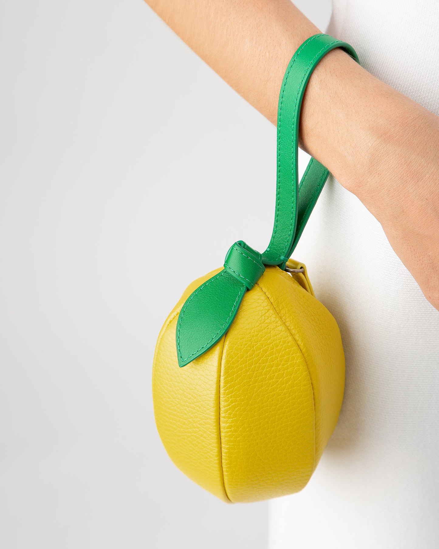 LLIMONA PURSE - Lemon-Shaped Leather Coin Purse - Hereu Women
