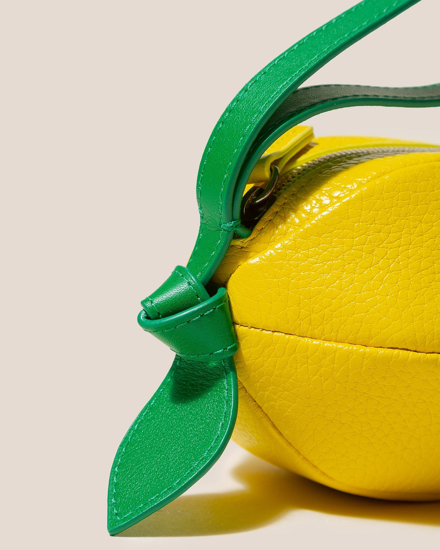 LLIMONA PURSE - Lemon-Shaped Leather Coin Purse - Hereu Women