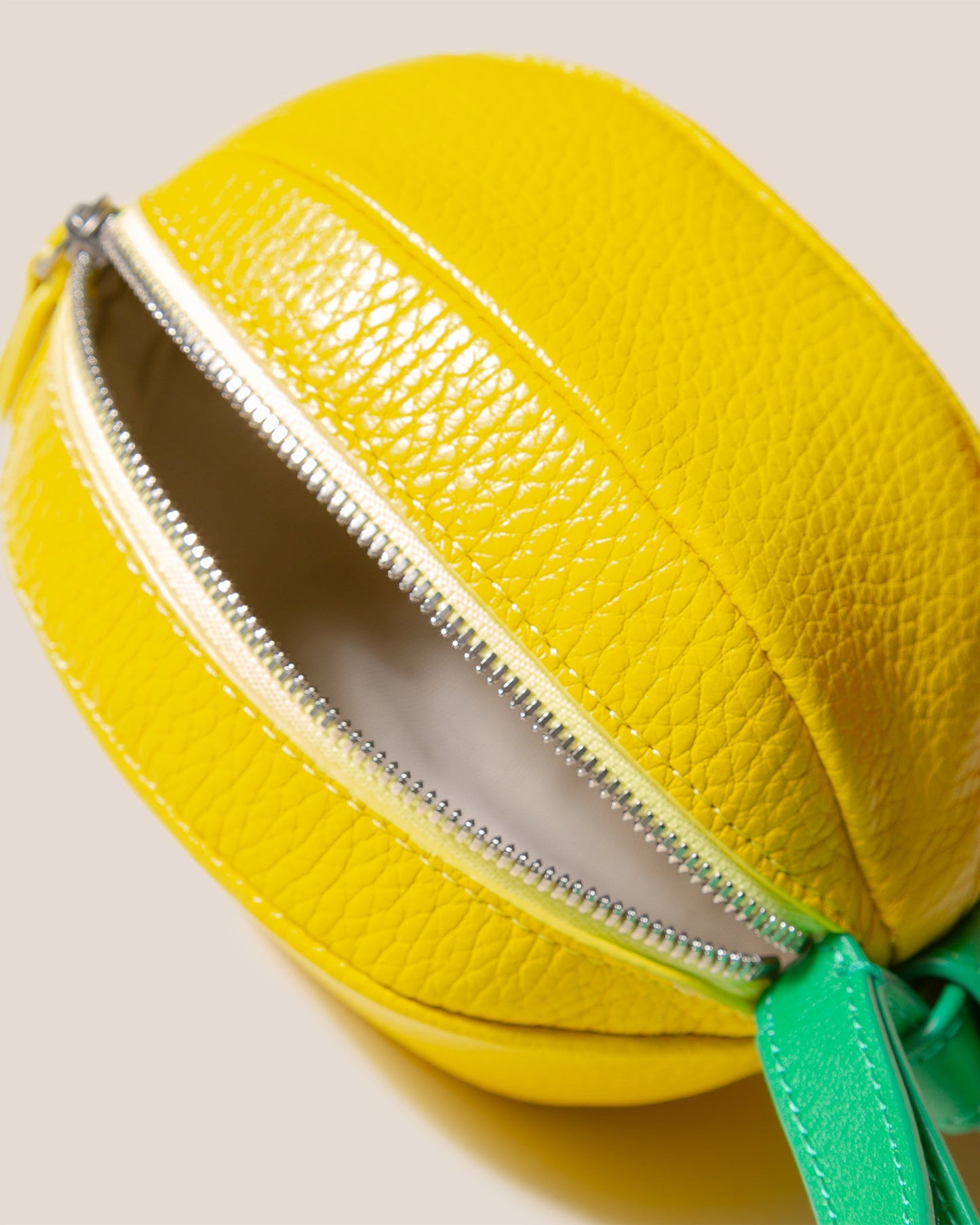 LLIMONA PURSE - Lemon-Shaped Leather Coin Purse - Hereu Women