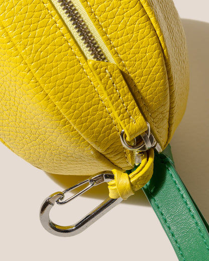 LLIMONA PURSE - Lemon-Shaped Leather Coin Purse - Hereu Women