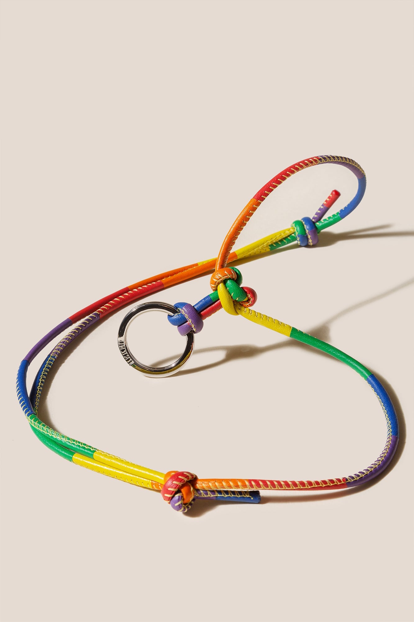 PRIDE KEYCHAIN - Multicoloured Patchwork Keychain - Hereu Women