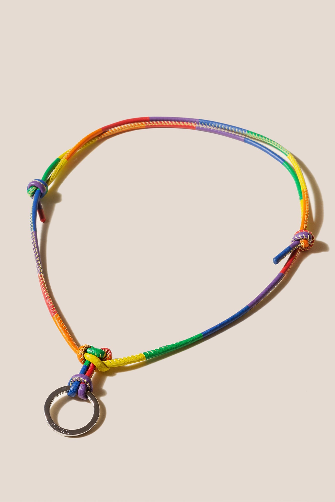 PRIDE KEYCHAIN - Multicoloured Patchwork Keychain - Hereu Women