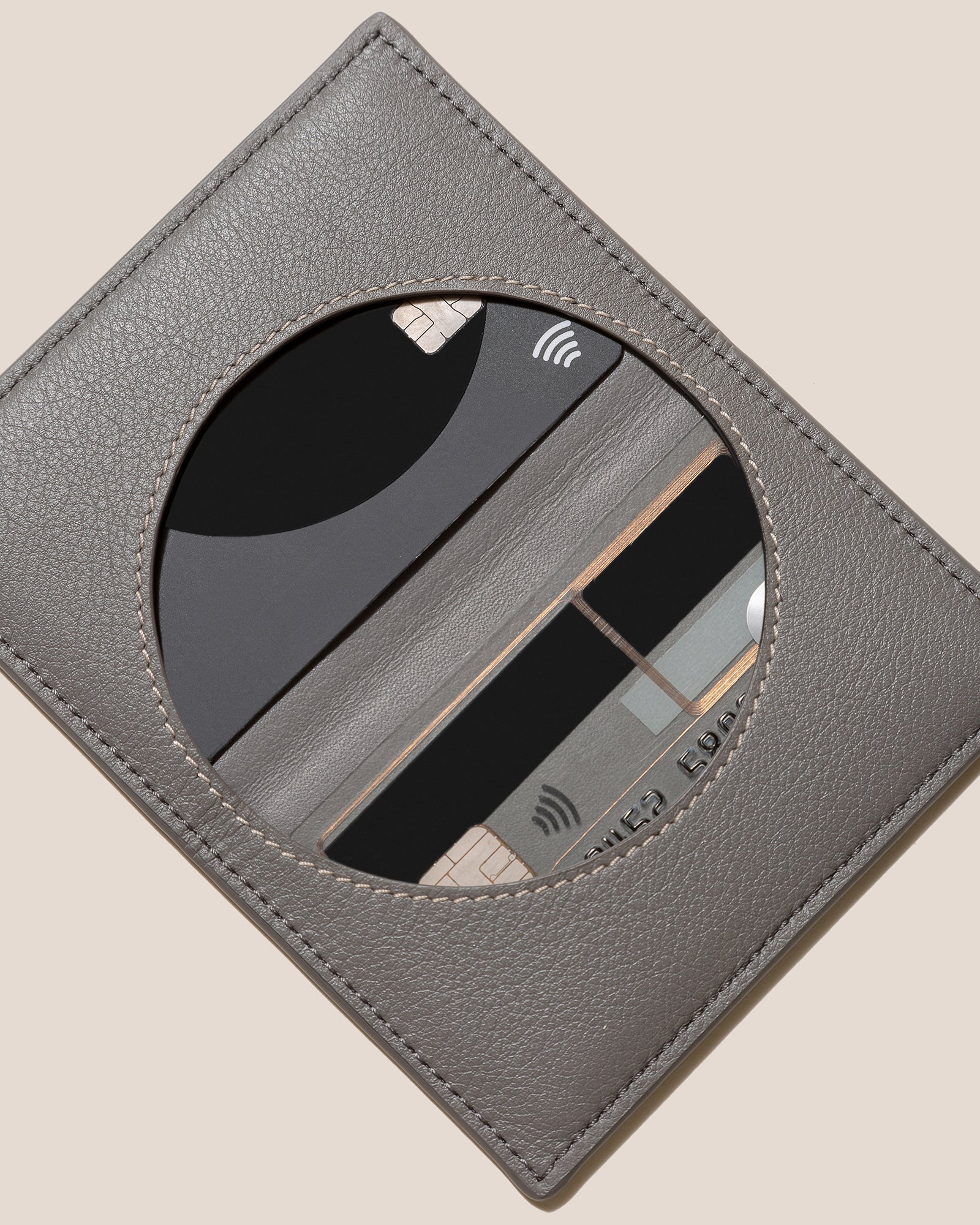 RODONA - Foldable Leather Card Holder - Hereu Women