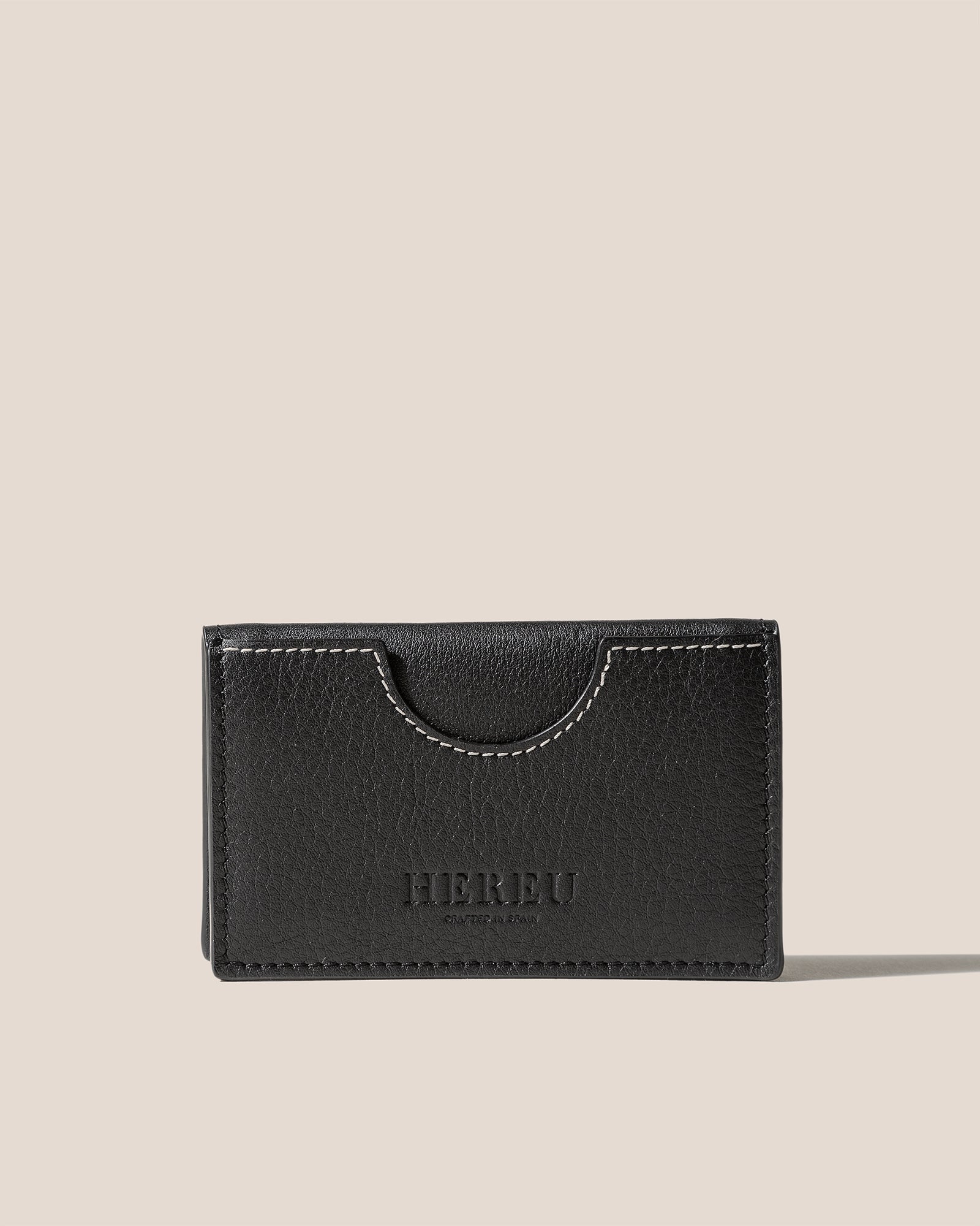 RODONA - Foldable Leather Card Holder - Hereu Women
