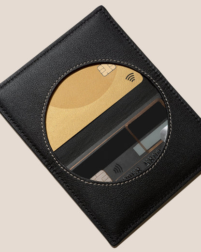 RODONA - Foldable Leather Card Holder - Hereu Women