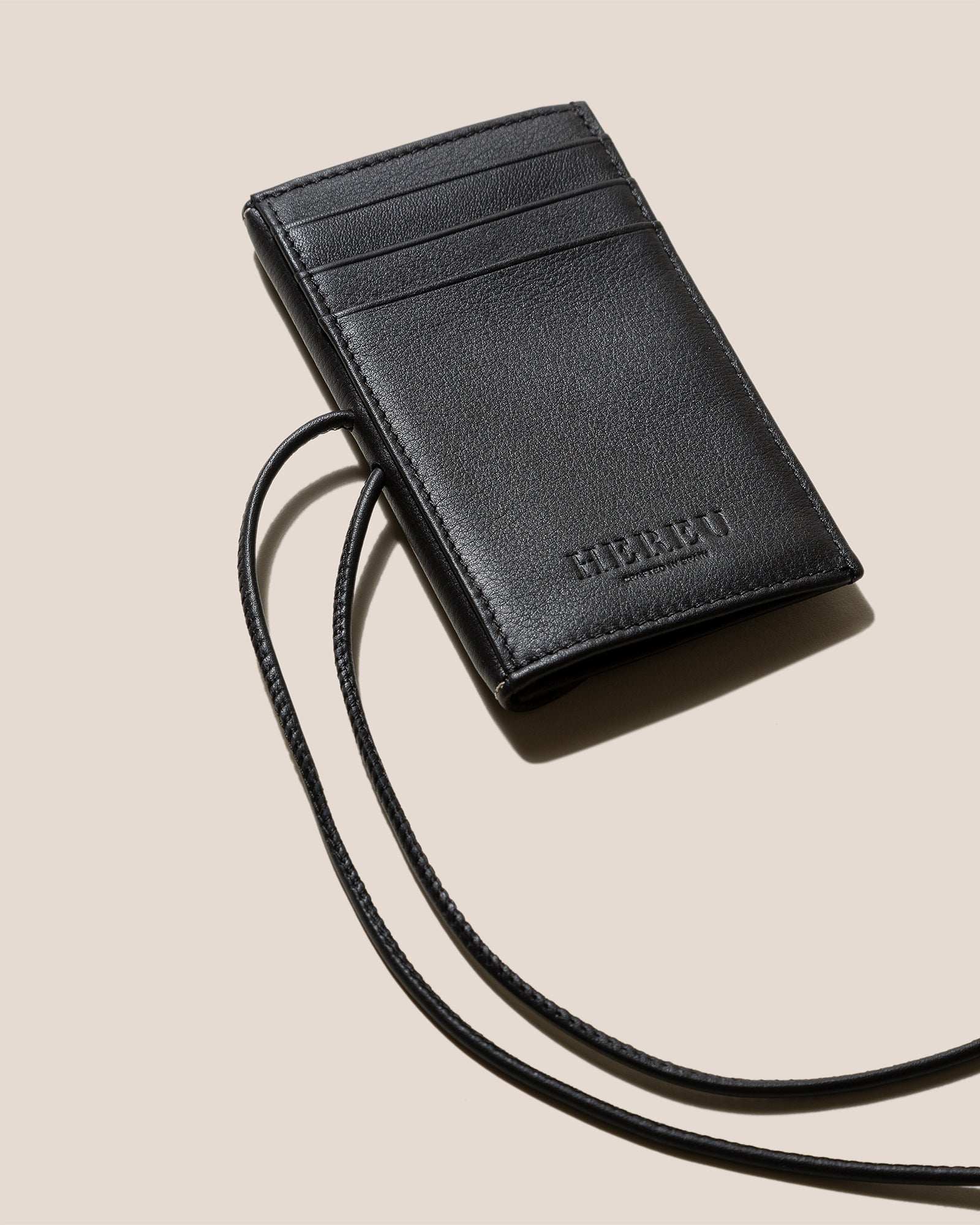 PENJAT - Leather Wallet with Strap - Hereu Women