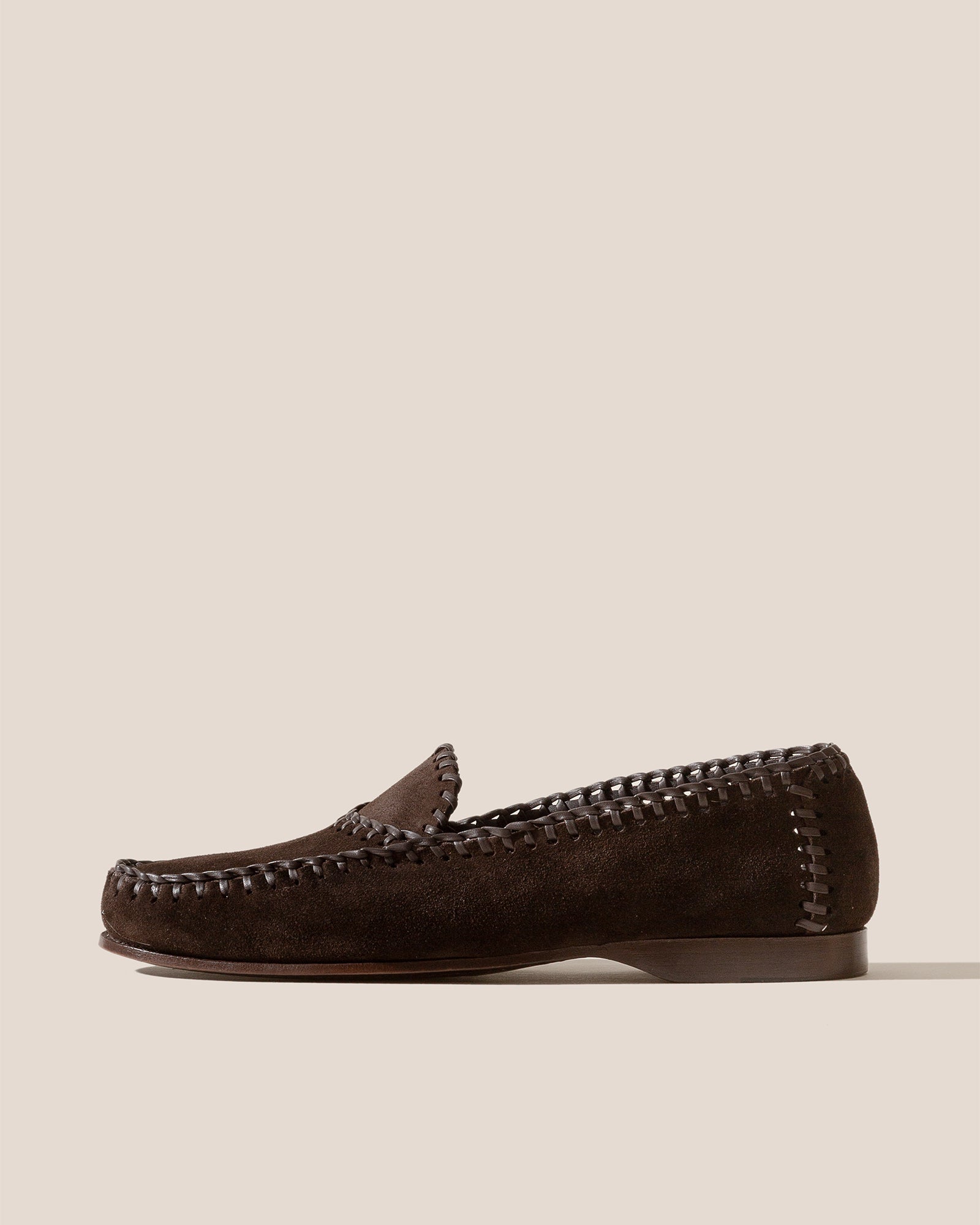 SASTRE SUEDE - Braided Seams Slip-on Loafer - Hereu Men
