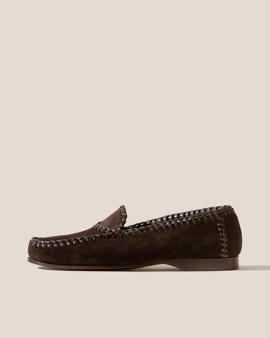 SASTRE SUEDE - Braided Seams Slip-on Loafer - Hereu Men