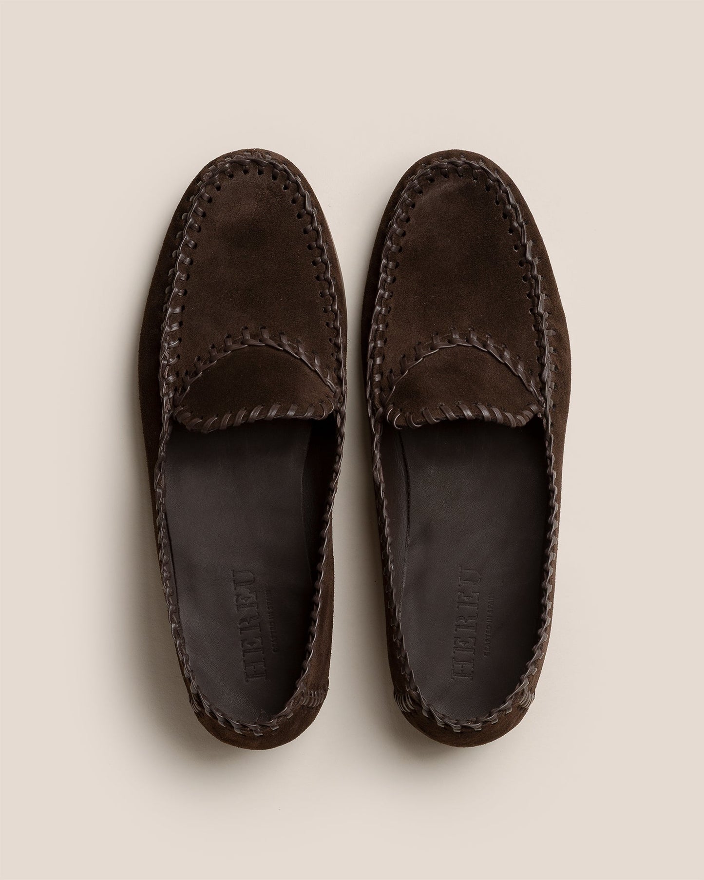 SASTRE SUEDE - Braided Seams Slip-on Loafer - Hereu Men