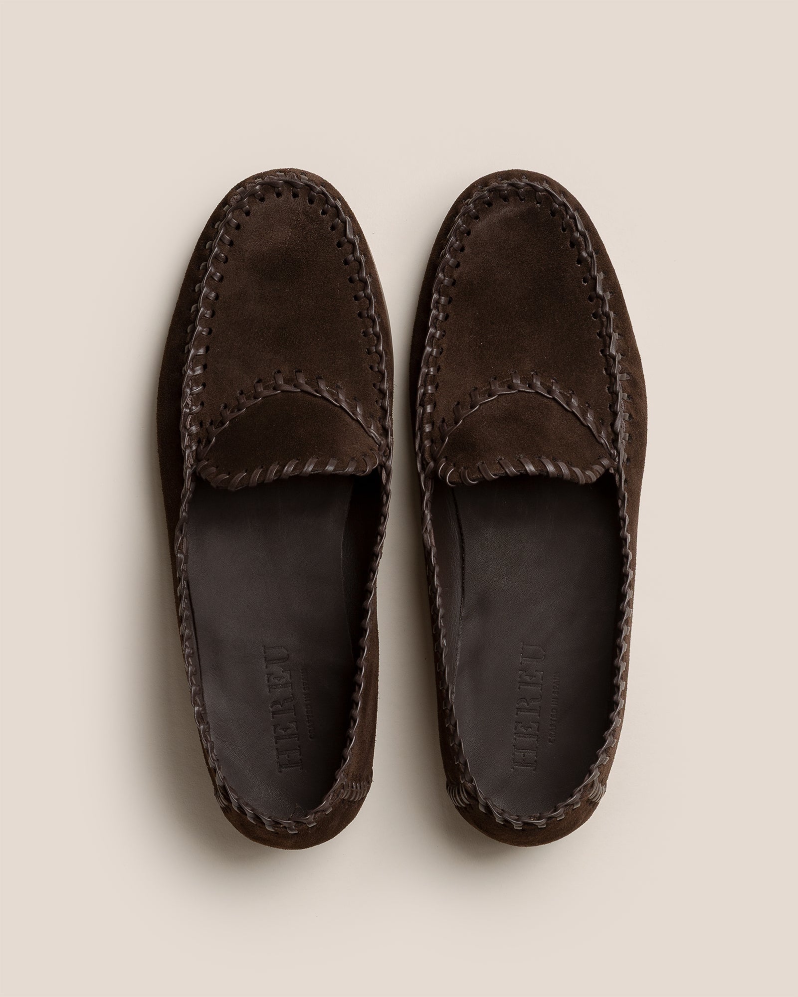 SASTRE SUEDE - Braided Seams Slip-on Loafer - Hereu Men