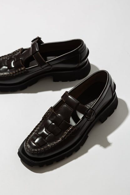 SOLLER SPORT - Tread Sole T-Bar Loafer - Hereu Men