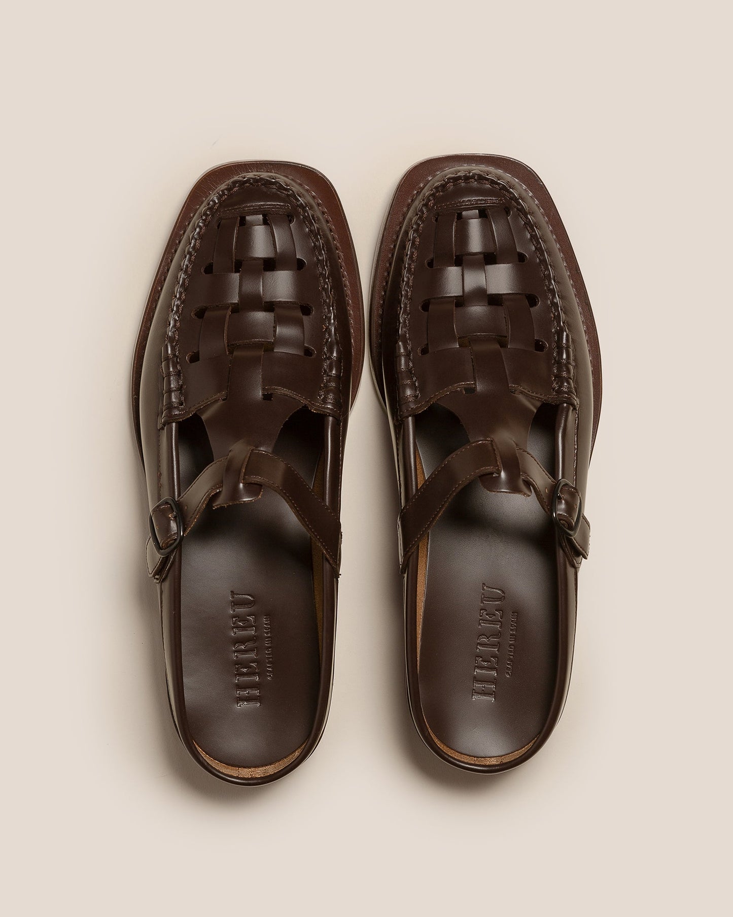 BONELL - Woven T-bar Mule Loafer - Hereu Men