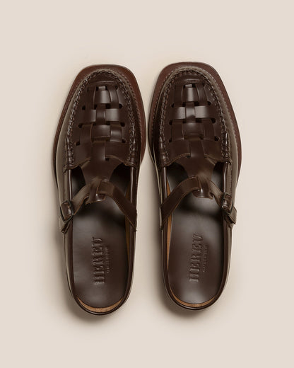 BONELL - Woven T-bar Mule Loafer - Hereu Men