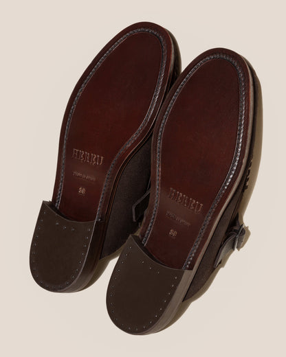 BARRACA - Buckle-strap Mule Loafer - Hereu Men