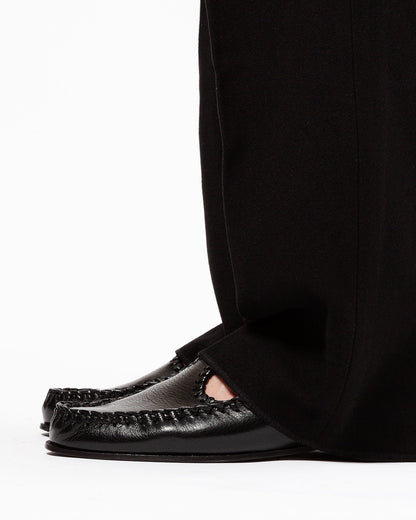 ALCOVER SUPPLE SHINY - Braided Seams T-bar Loafer - Hereu Men