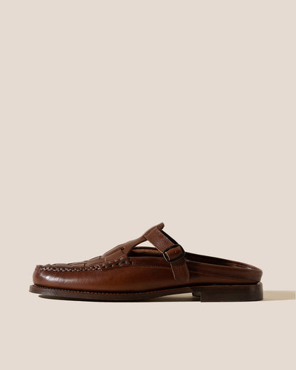 FERRIOL MULE - Woven T-bar Mule Loafer - Hereu Men