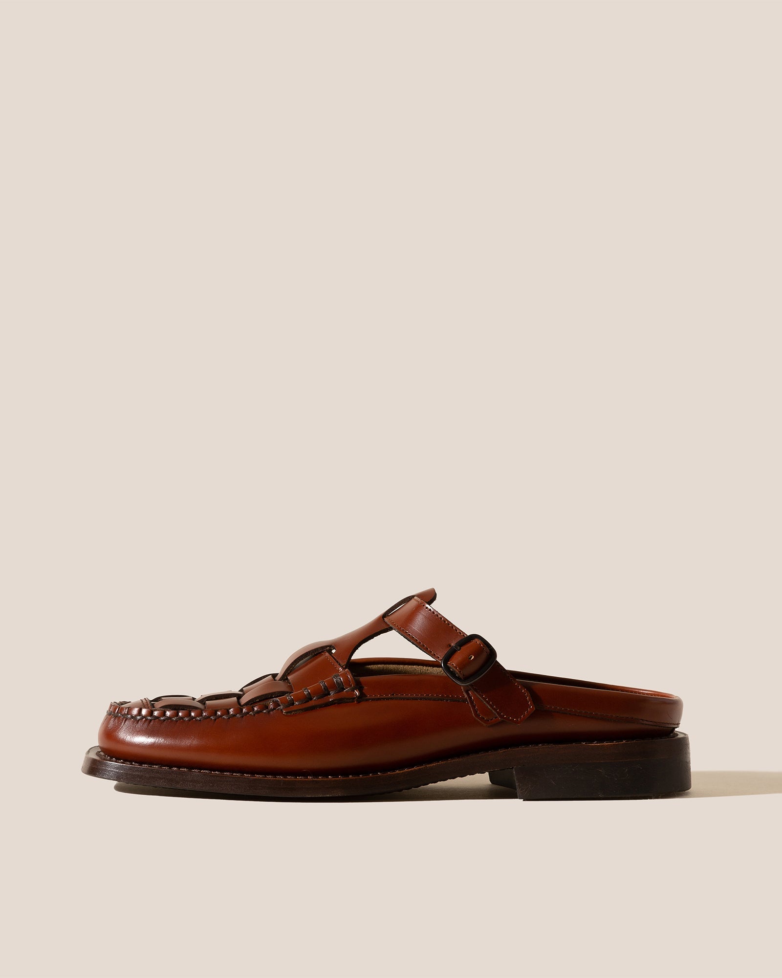 BONELL - Woven T-bar Mule Loafer - Hereu Men