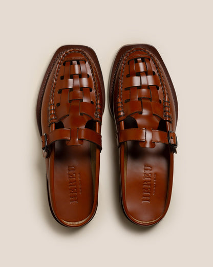 BONELL - Woven T-bar Mule Loafer - Hereu Men