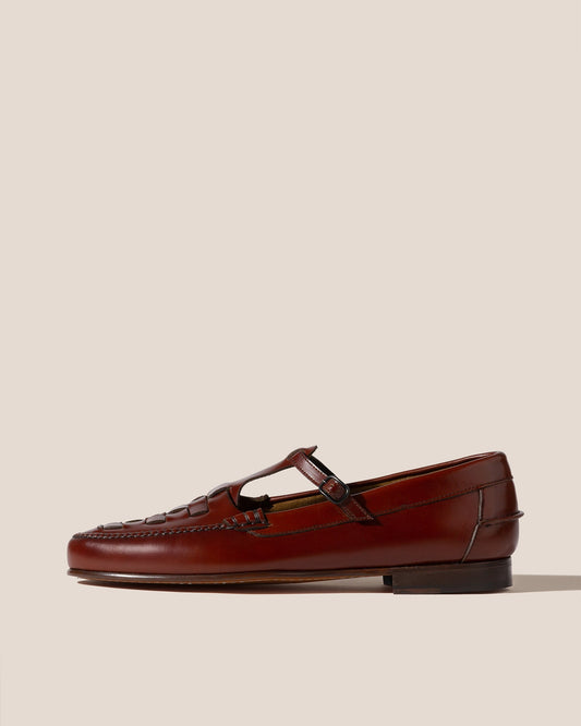 MAQUEDA - Interwoven T-Bar Loafer - Hereu Men