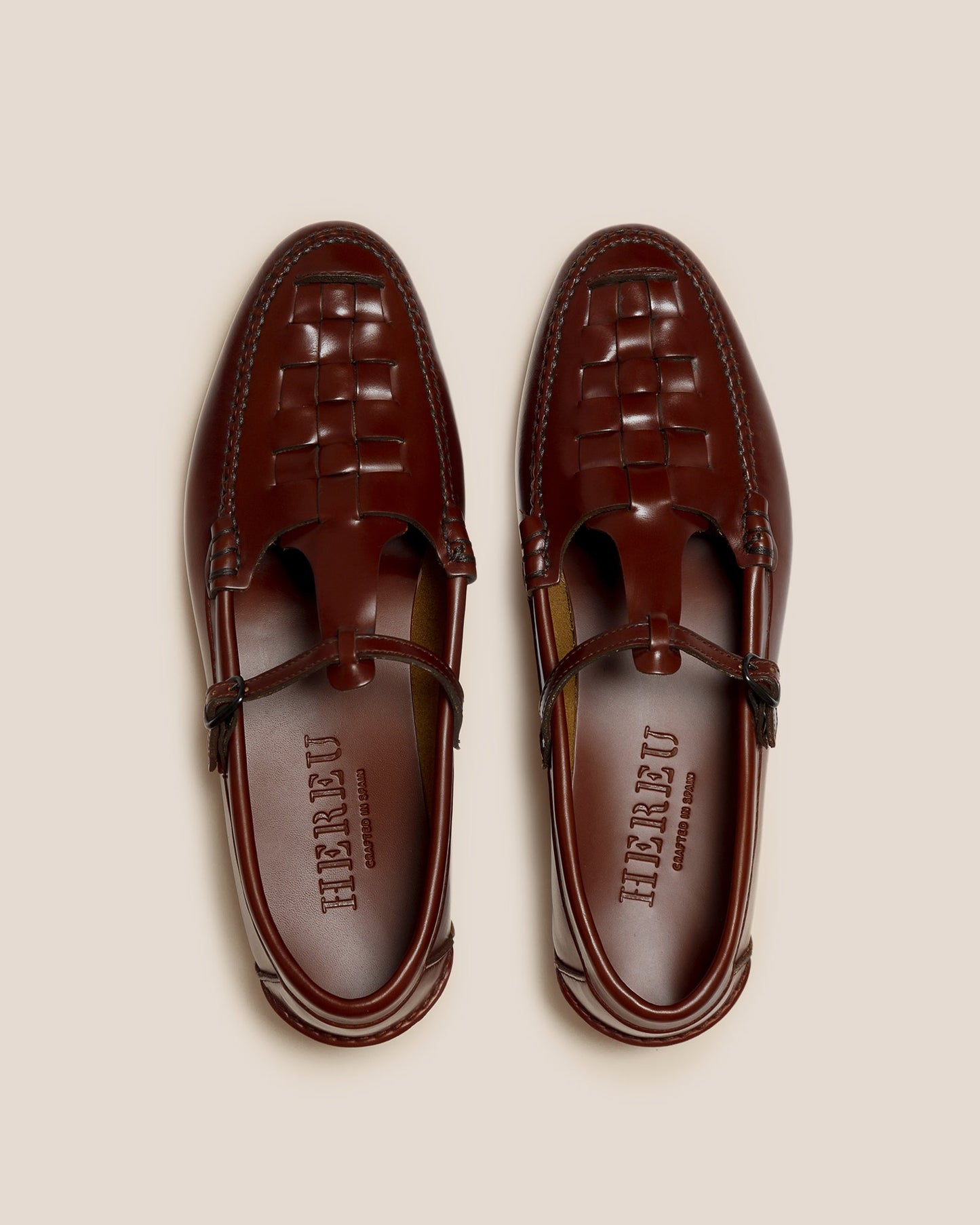 MAQUEDA - Interwoven T-Bar Loafer - Hereu Men