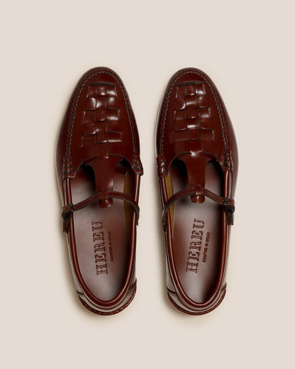 MAQUEDA - Interwoven T-Bar Loafer - Hereu Men
