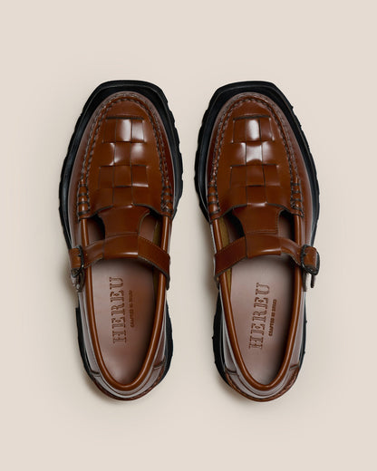 SOLLER SPORT - Tread Sole T-Bar Loafer - Hereu Men