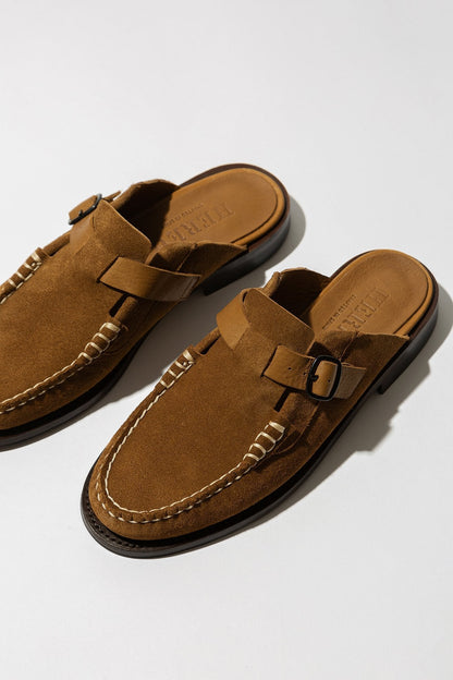 BARRACA - Buckle-strap Mule Loafer - Hereu Men