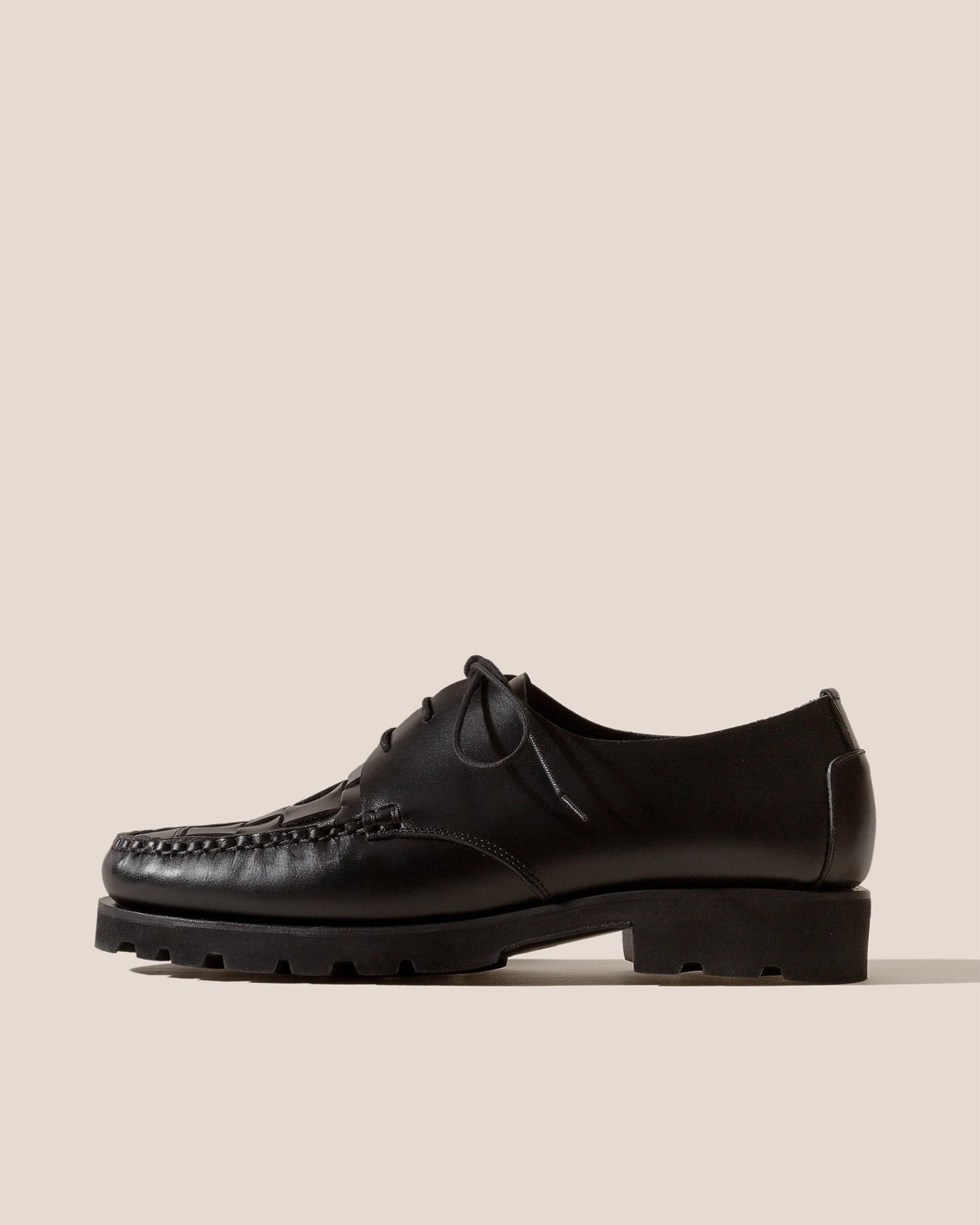 COLOM SPORT VEG TAN - Interwoven Detail Lace-up Loafer - Hereu Men