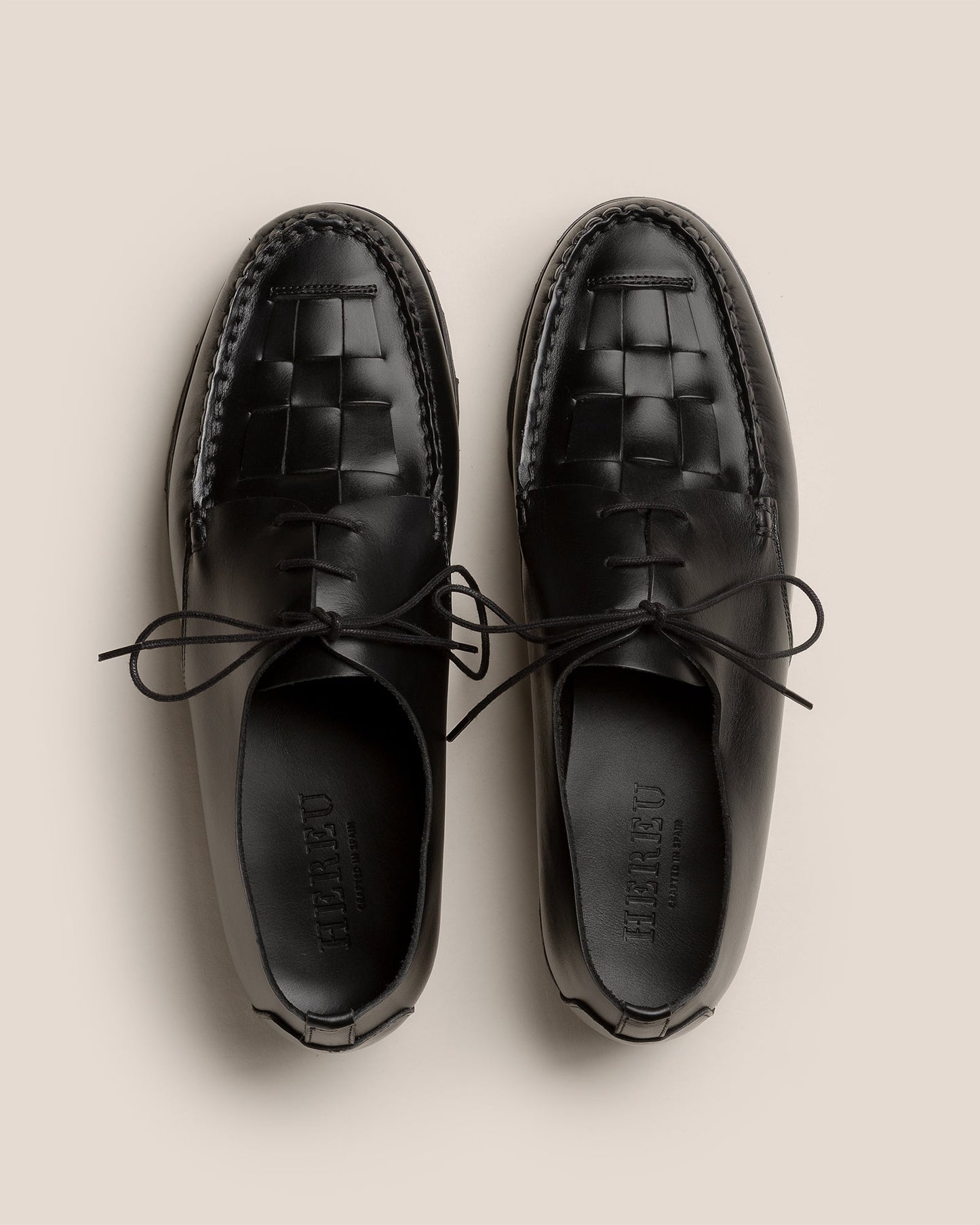 COLOM SPORT VEG TAN - Interwoven Detail Lace-up Loafer - Hereu Men