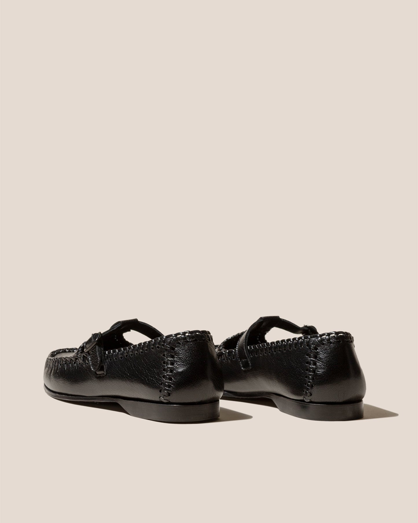 ALCOVER SUPPLE SHINY - Braided Seams T-bar Loafer - Hereu Men