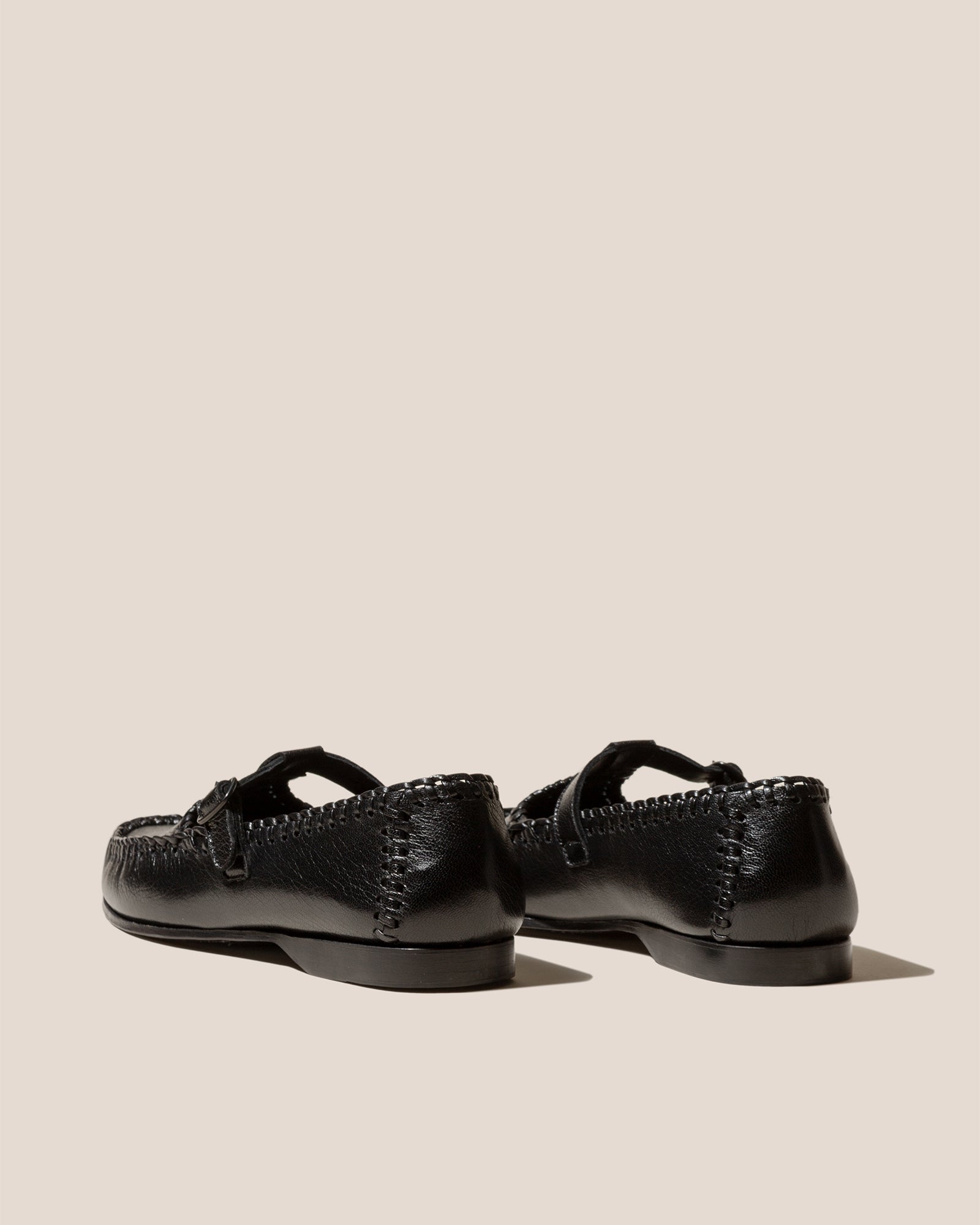 ALCOVER SUPPLE SHINY - Braided Seams T-bar Loafer - Hereu Men