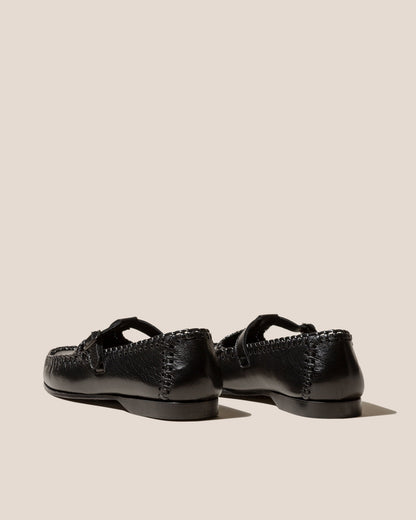 ALCOVER SUPPLE SHINY - Braided Seams T-bar Loafer - Hereu Men