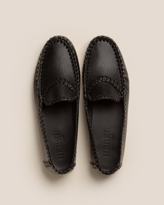 SASTRE SUPPLE SHINY - Braided Seams Slip-On Loafer - Hereu Men