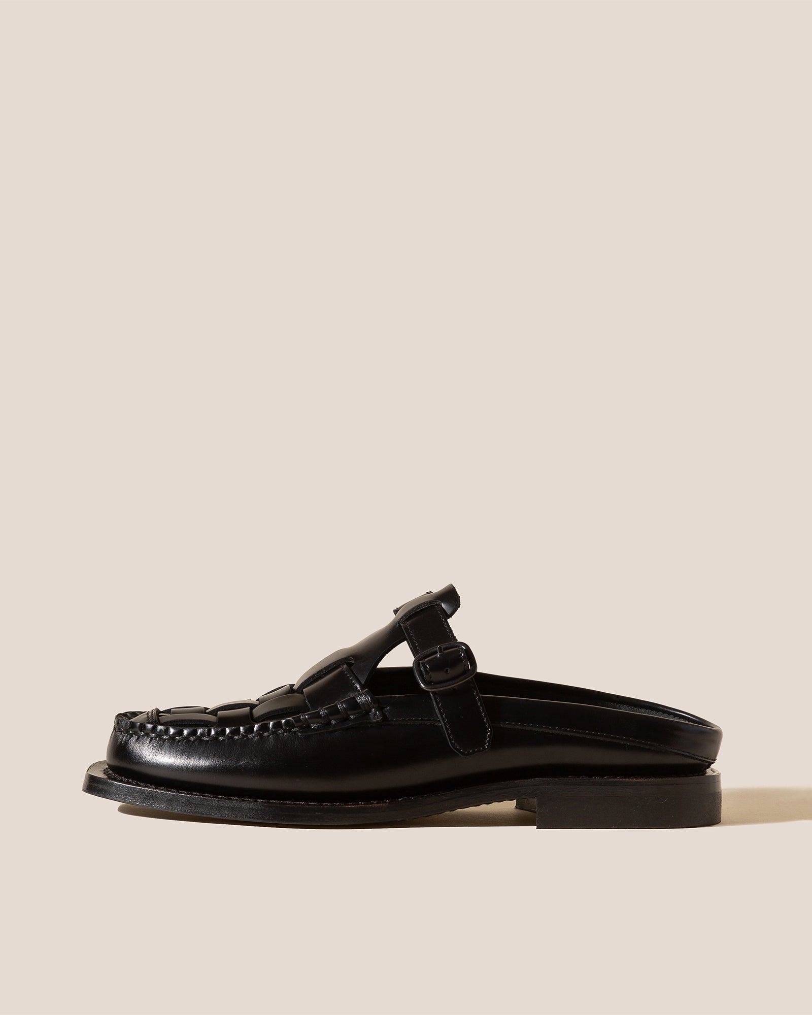BONELL - Woven T-bar Mule Loafer - Hereu Men