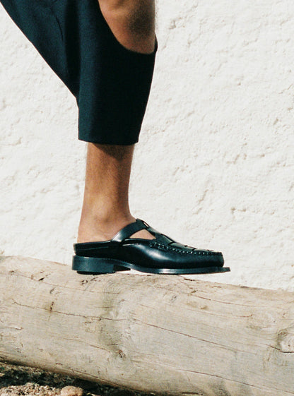 BONELL - Woven T-bar Mule Loafer - Hereu Men