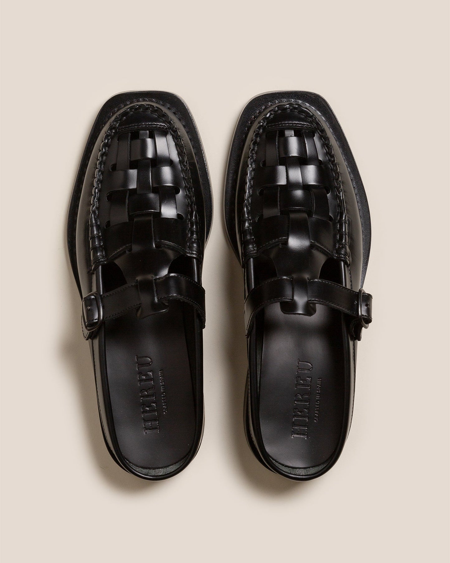 BONELL - Woven T-bar Mule Loafer - Hereu Men