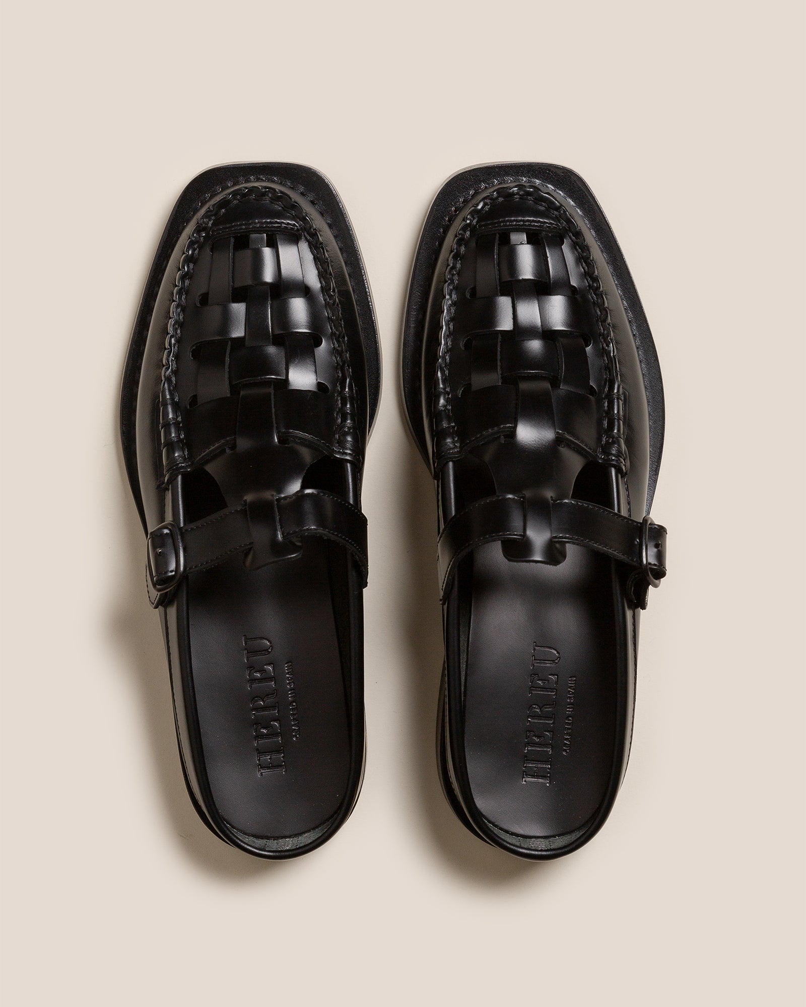 BONELL - Woven T-bar Mule Loafer - Hereu Men