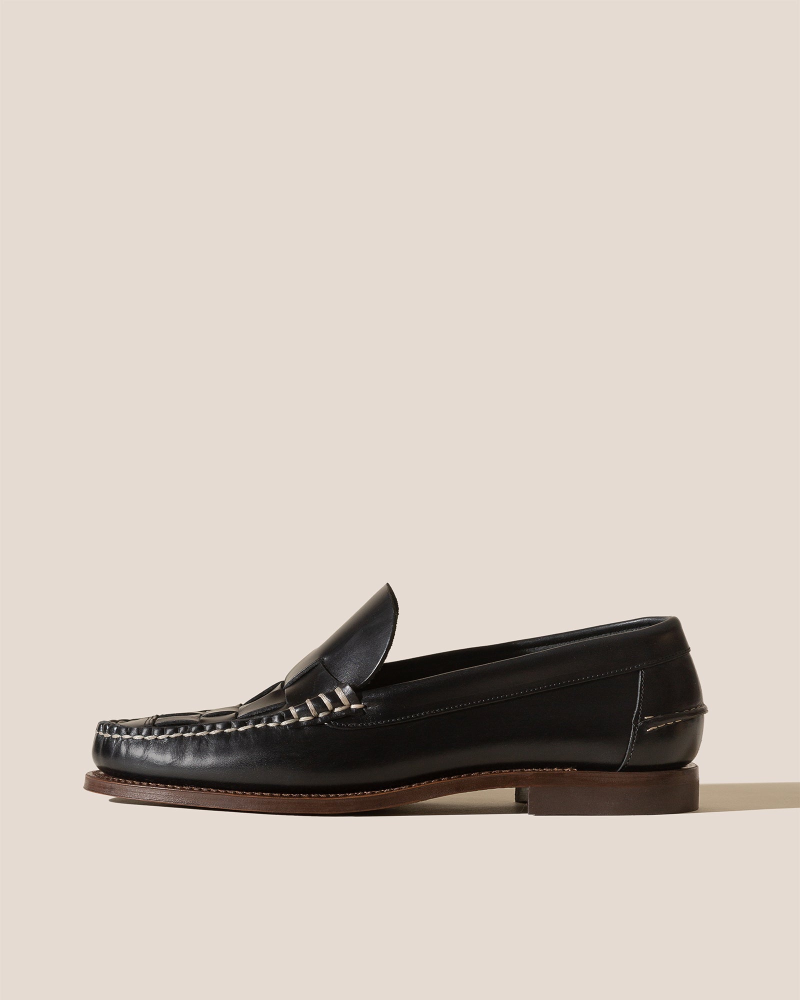 NOMBELA VEG TAN - Interwoven Detail Slip-On Loafer - Hereu Men