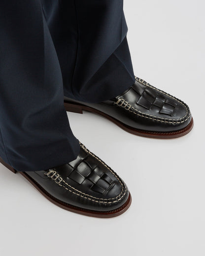 NOMBELA VEG TAN - Interwoven Detail Slip-On Loafer - Hereu Men