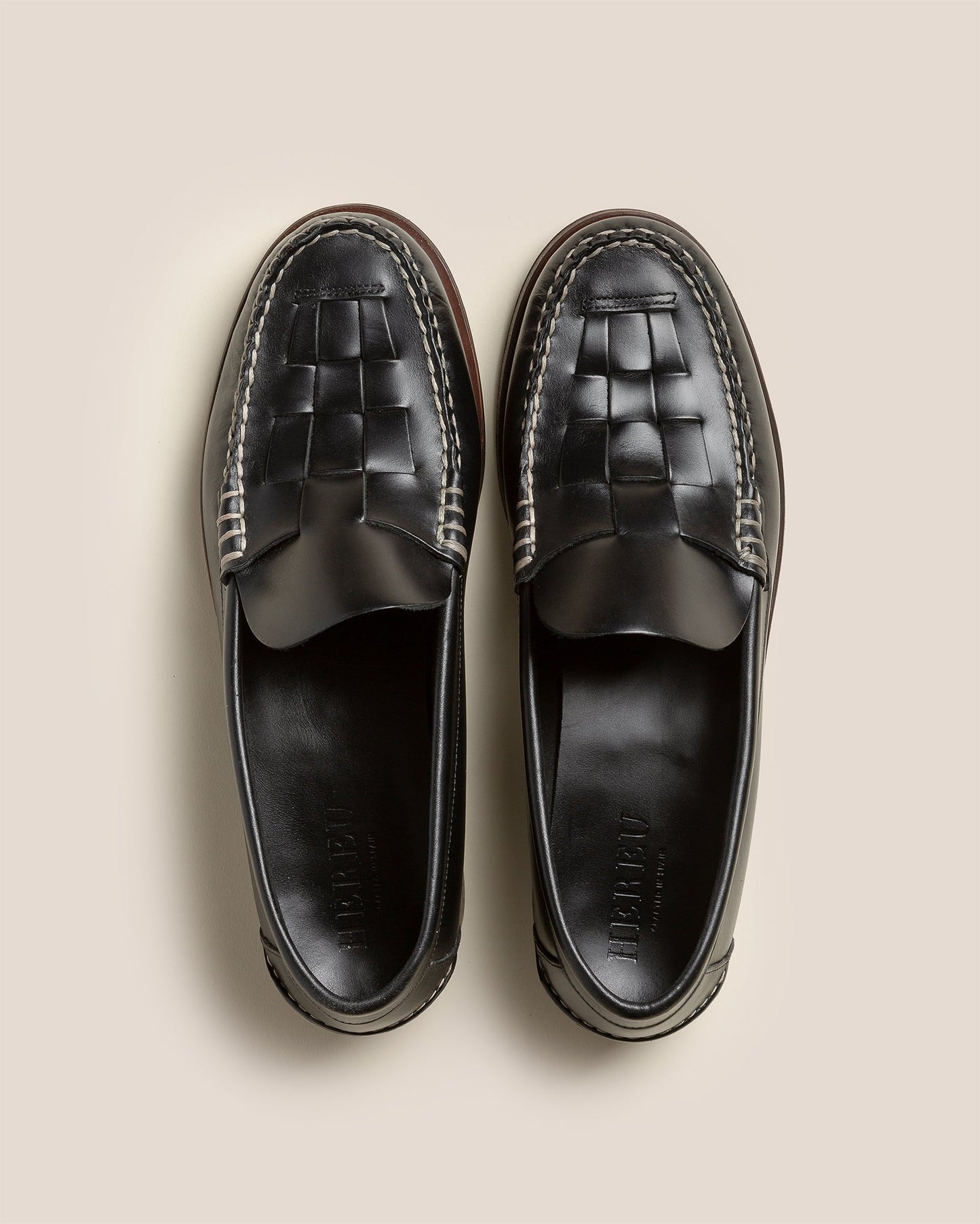 NOMBELA VEG TAN - Interwoven Detail Slip-On Loafer - Hereu Men