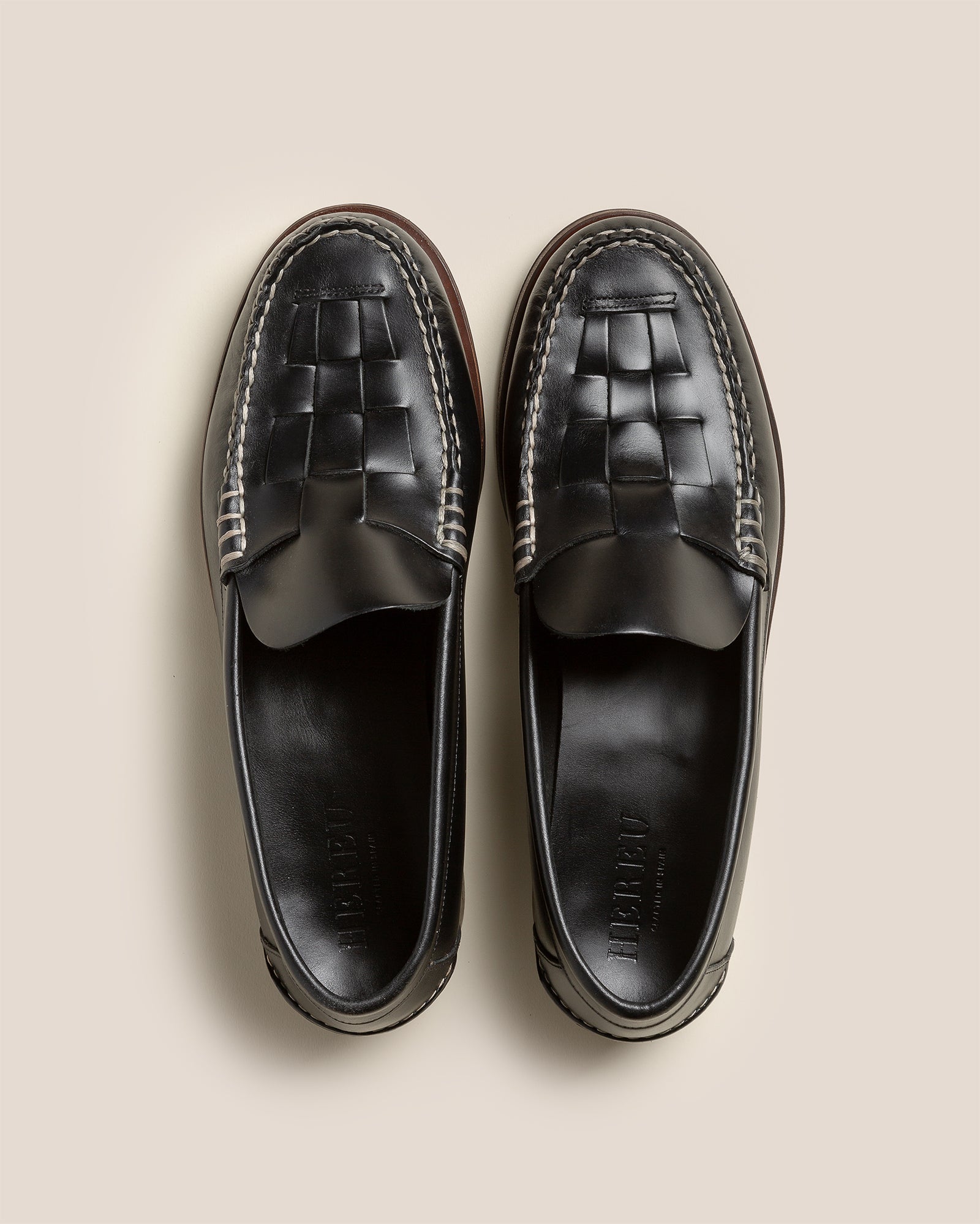 NOMBELA VEG TAN - Interwoven Detail Slip-On Loafer - Hereu Men