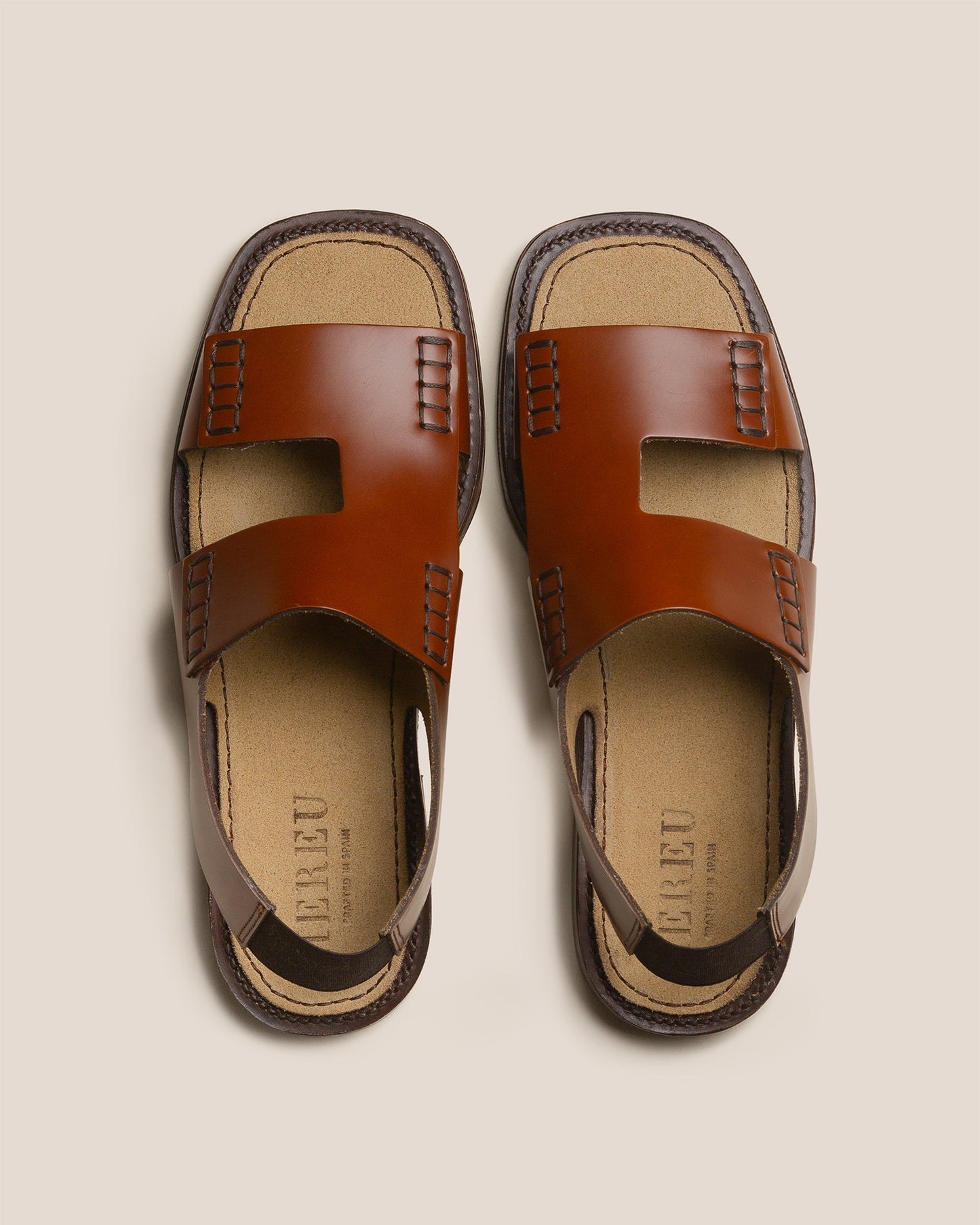 LLAUT SQUARE - Slingback Loafer Sandal - Hereu Men