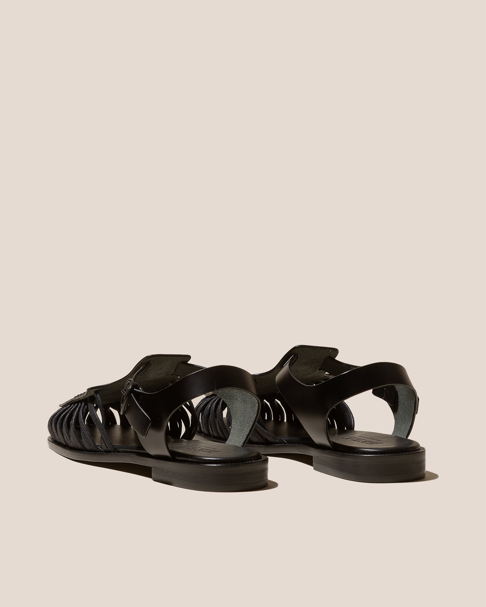 ALARO - Square-Toe T-bar Sandal - Hereu Men