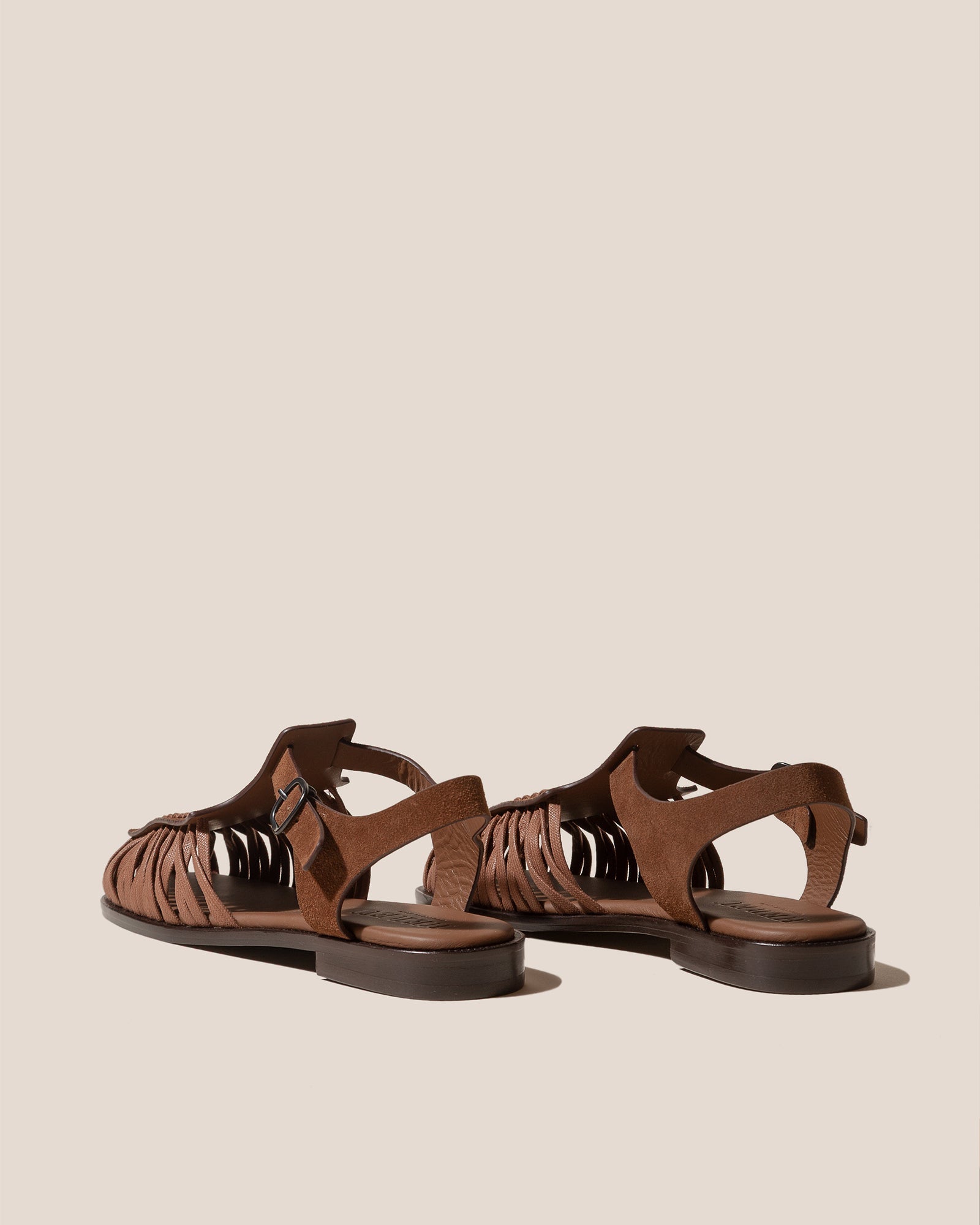 ALARO SUEDE - Square-Toe T-bar Sandal - Hereu Men