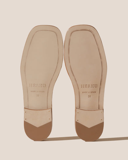 ALARO SUEDE - Square-Toe T-bar Sandal - Hereu Men