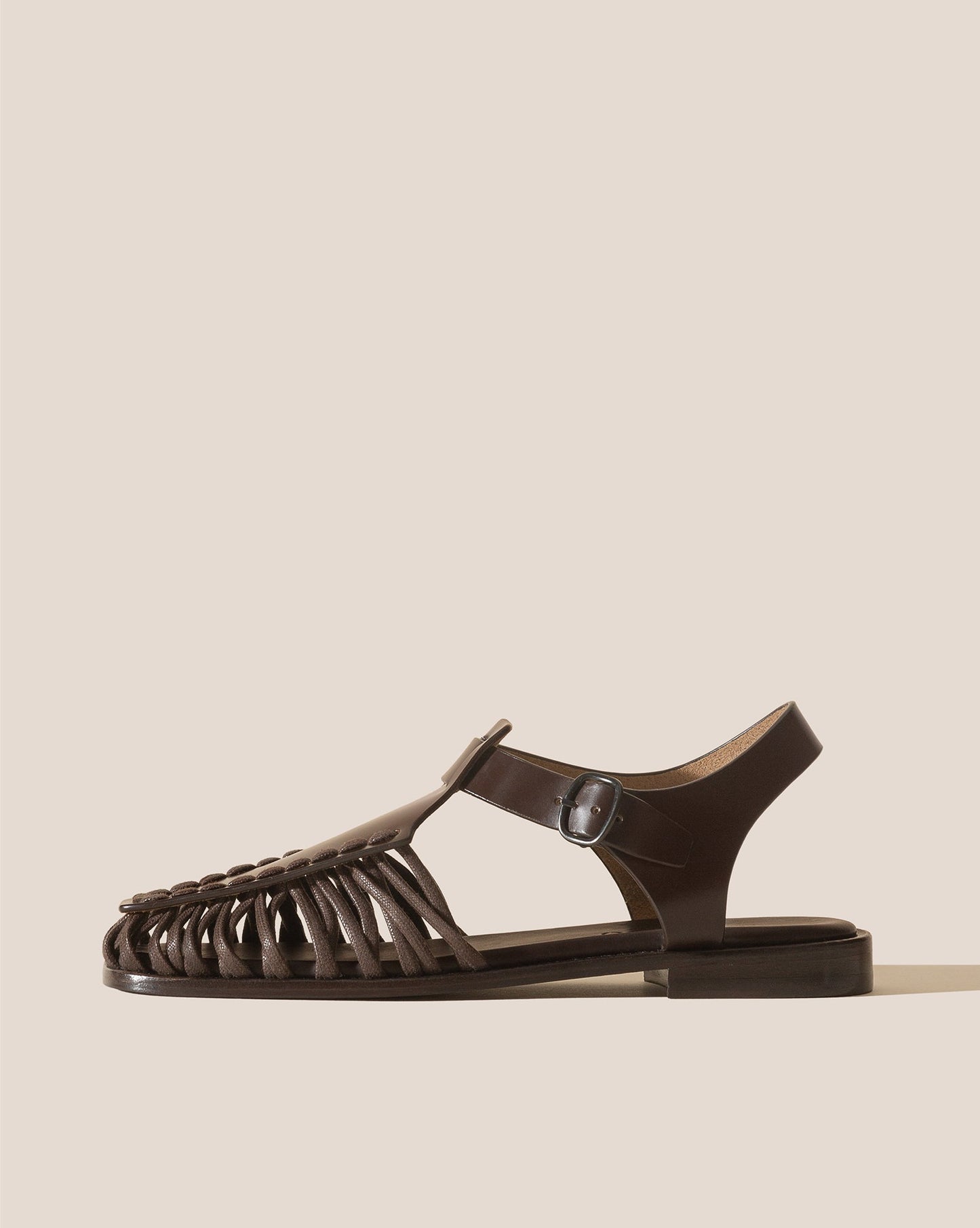 ALARO - Square-Toe T-bar Sandal - Hereu Men