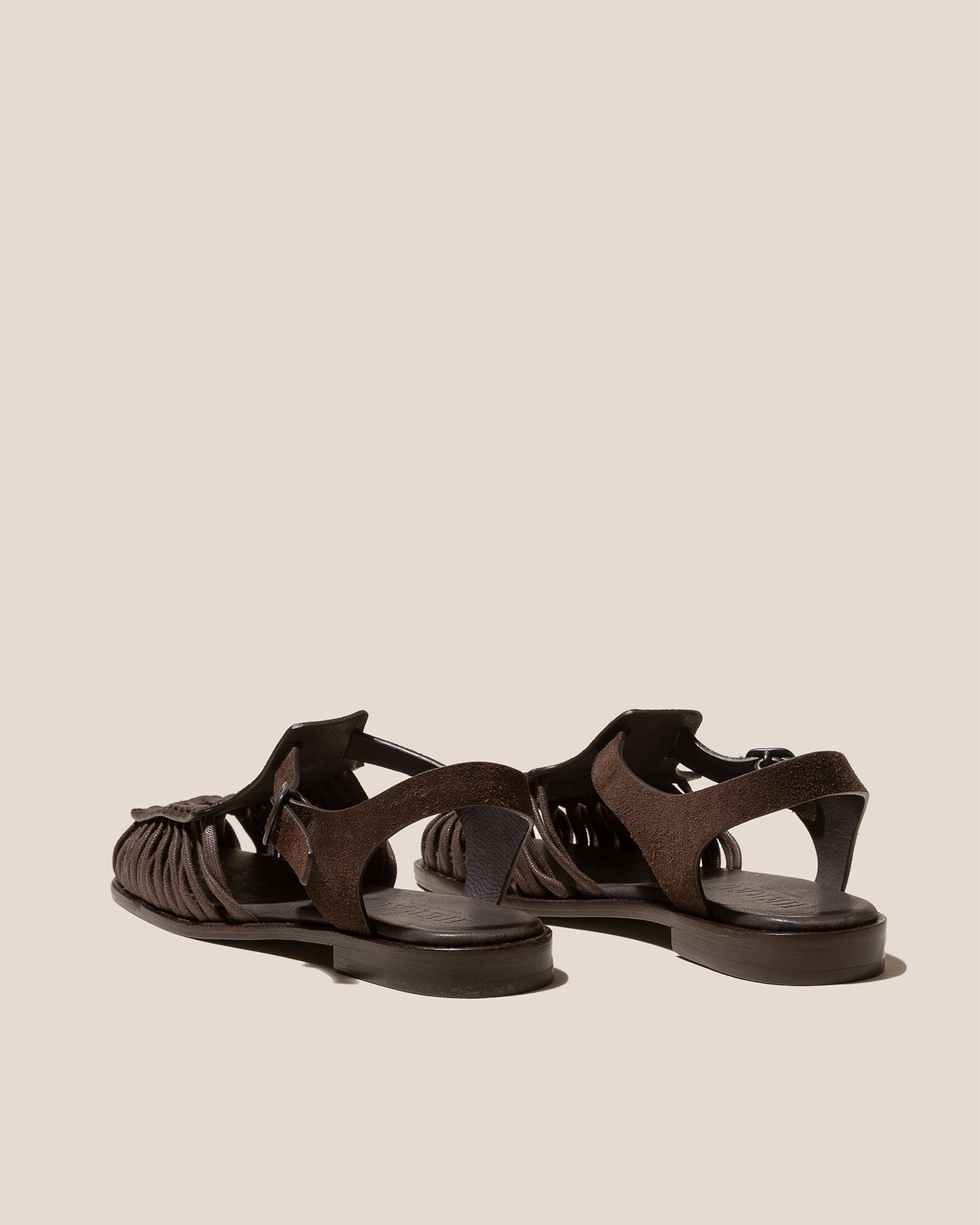 ALARO SUEDE - Square-Toe T-bar Sandal - Hereu Men