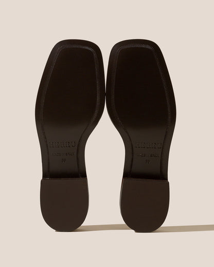 ALARO SUEDE - Square-Toe T-bar Sandal - Hereu Men