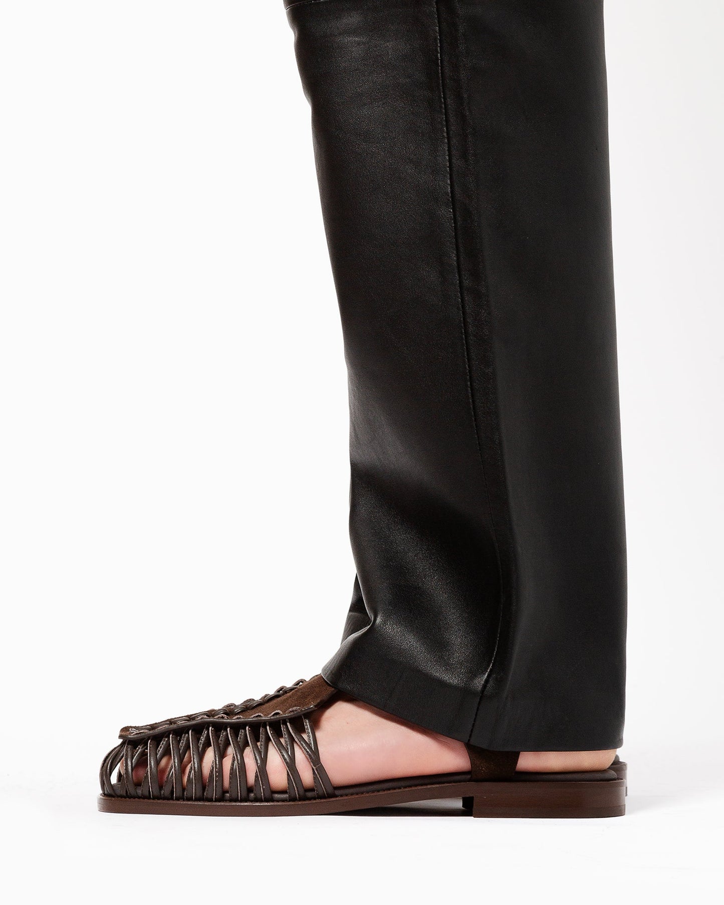 ALARO SUEDE - Square-Toe T-bar Sandal - Hereu Men