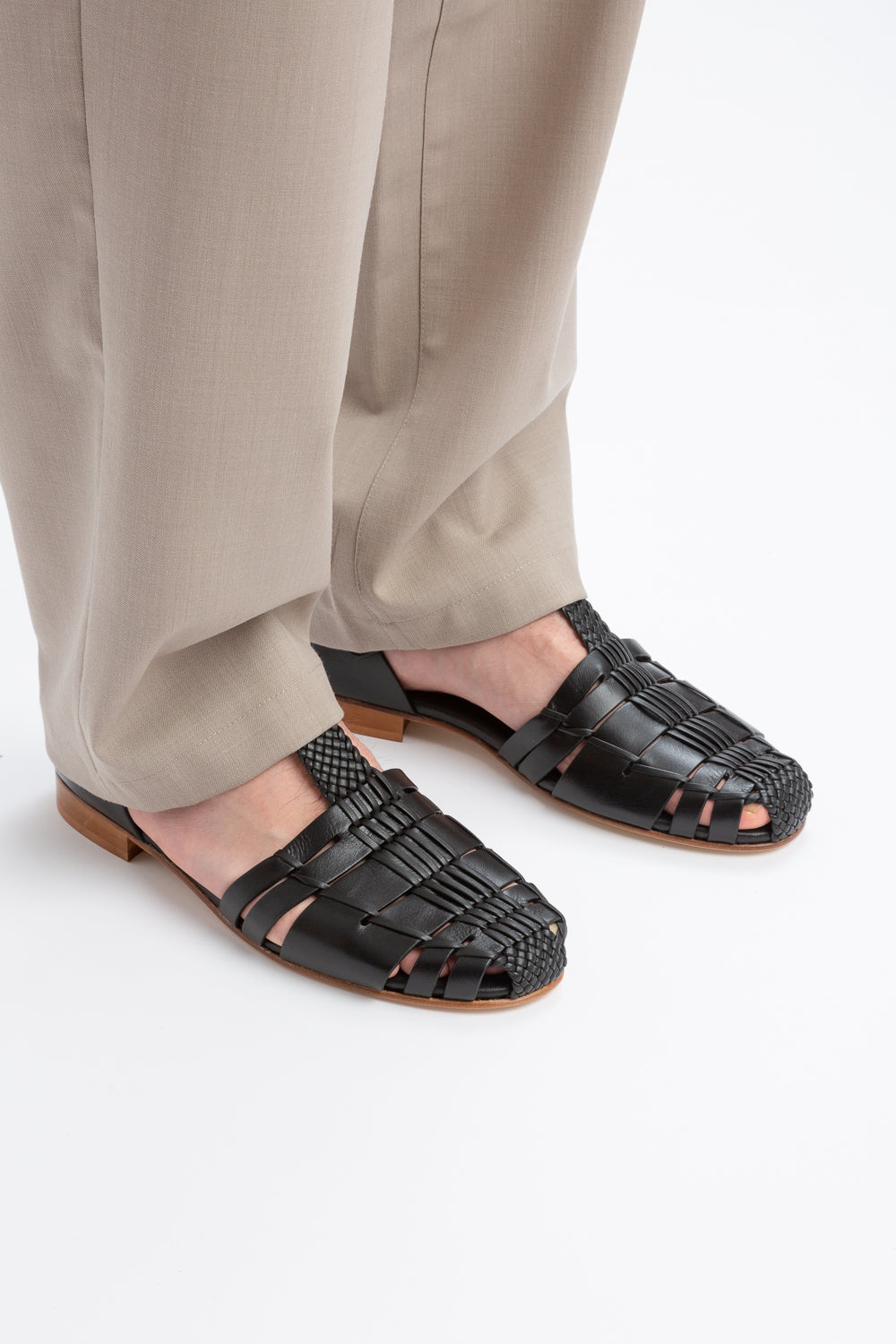 VEDRA - Round-Toe Soft Fisherman Sandal - Hereu Men